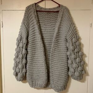 Epretty Women’s Thick gray cardigan